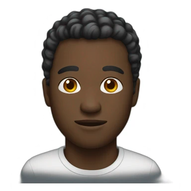 black man in community sticker