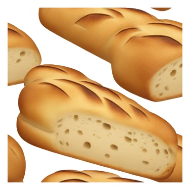a single ciabatta loaf sticker