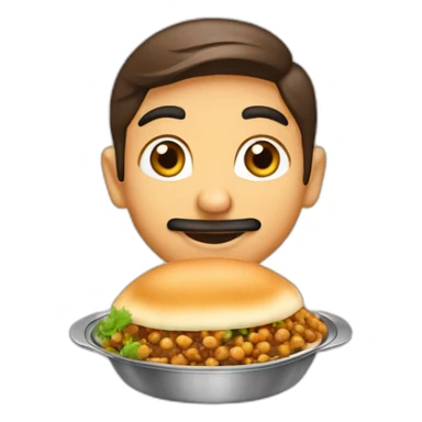 Chole bhature  sticker