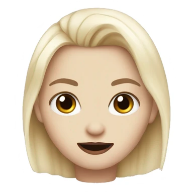 Vampire sweet white girl  sticker