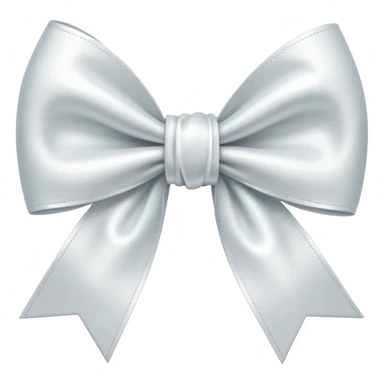 white bow sticker