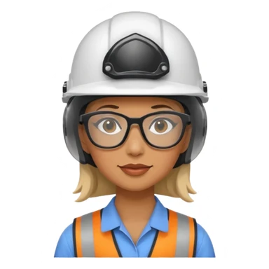 woman wearing helmet and glasses sticker