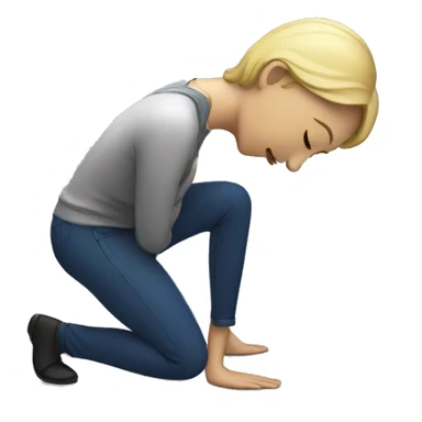 a performer bowing at the end of a show sticker