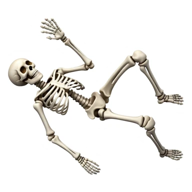 squelette chut sticker