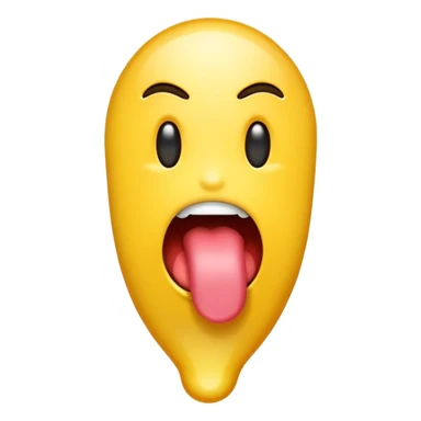 sarcastic mocking stick tongue emoji sticker