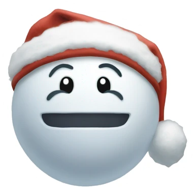 Christmas snowball  sticker