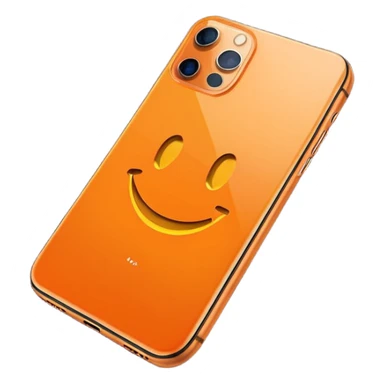iPhone 17 pro Max Laranja sticker