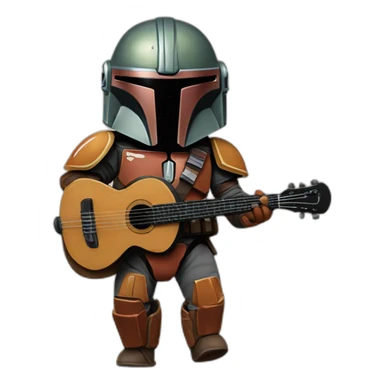 Baby Mandolorian sticker