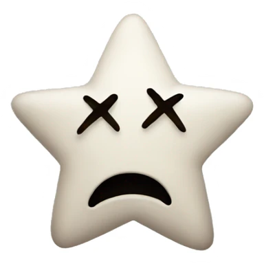 sad star sticker