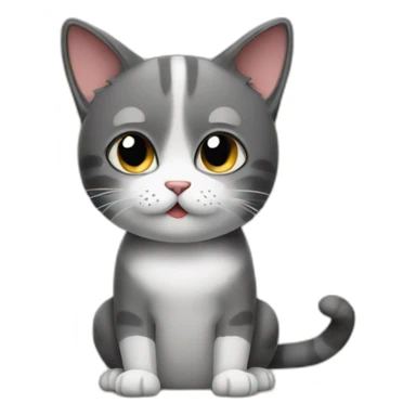 Cat saying sorry sticker