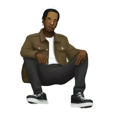 Travis Scott on a cactus sticker