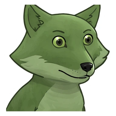 Fox sticker