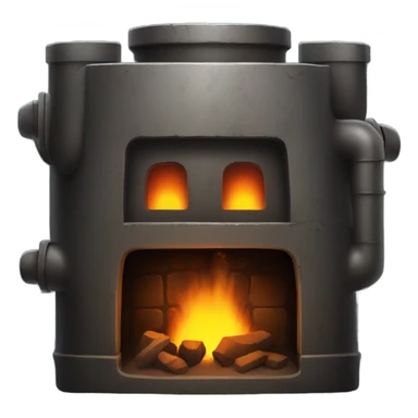 dark iron furnace sticker