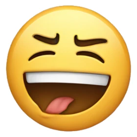 sad with laughing sticker