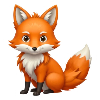 nine tails fox sticker