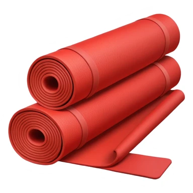 Yoga Mat red sticker