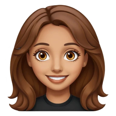 Jade Thirlwall brown eyes, brown hair sticker
