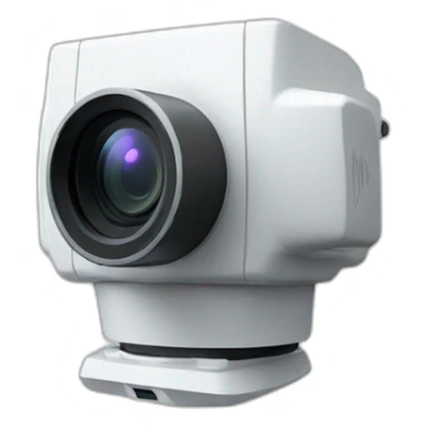 white lidar camera sticker