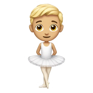 Ballet boy sticker