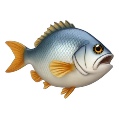 fried fisch sticker