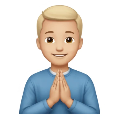 🧔🏻🙏🏻 😃 sticker