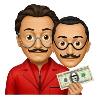 Tokyo in Money Heist TV show sticker