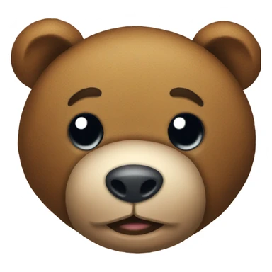 Brown Teddy bear sticker