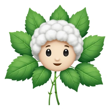 cotton plant sticker