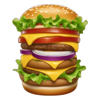 whopper burger king sticker