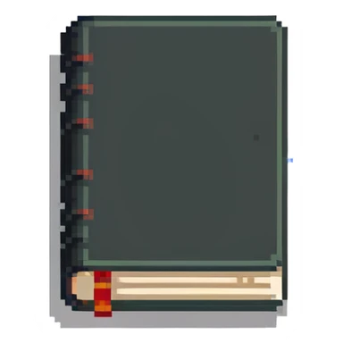 book on a table sticker