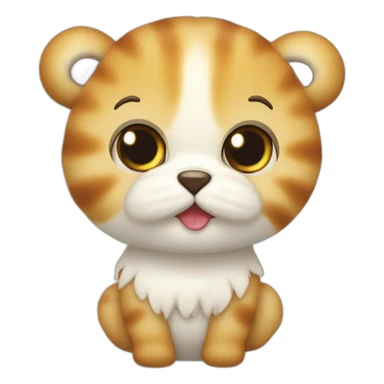 Chouquette nourriture sticker