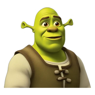 shrek being confused sticker