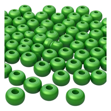green beads sticker