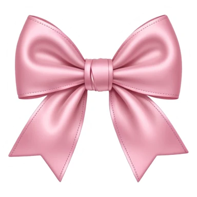 Baby Pink bow  sticker