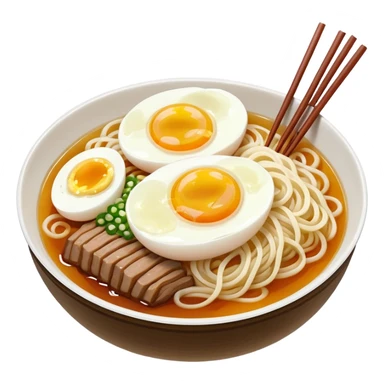 naengmyeon with half a boiled egg as topping, no beef or vegetables, no chopsticks sticker