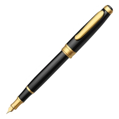 Fountain pen with gold nib

 sticker