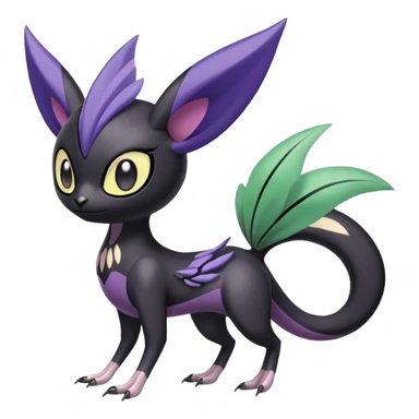 Meloetta-Nargacuga-Noibat-Pokémon-Fakémon-fusion-hybrid-creature sticker