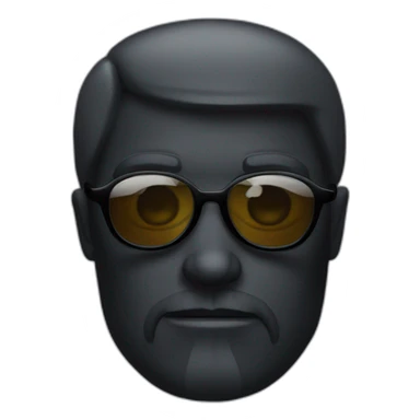 Dark Vador With Glasses sticker