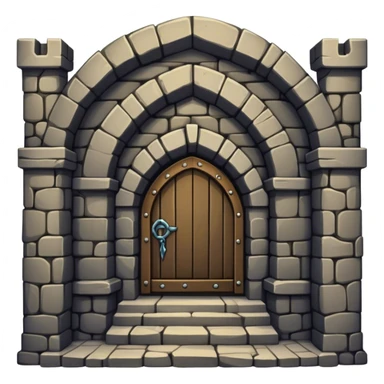 A dungeon entrance sticker