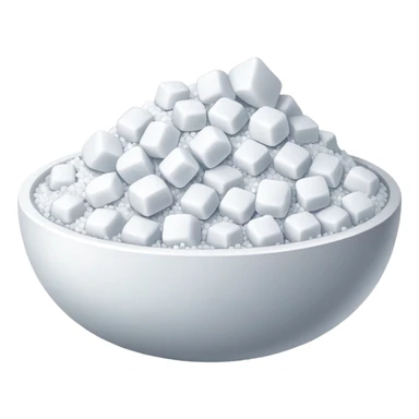 Salt granules sticker