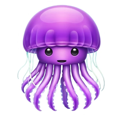Make a purple jellyfish sticker