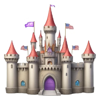 princess castle sticker