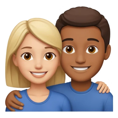 Interracial relationship  sticker