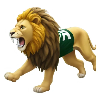 Lion stomp on Green Bay packers sticker