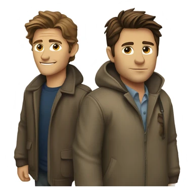 Sam and Dean Winchester  sticker