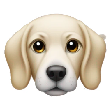 Un perro navideño sticker