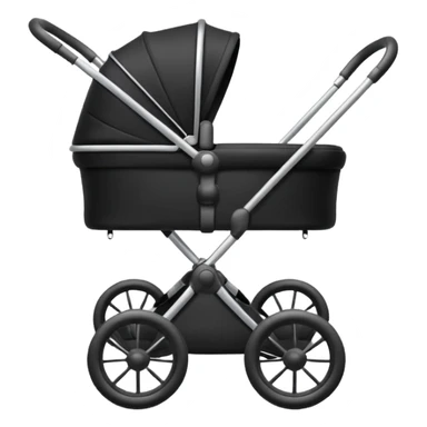 Black stroller sticker
