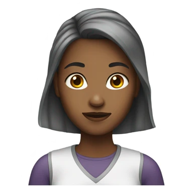 Female avatar sticker