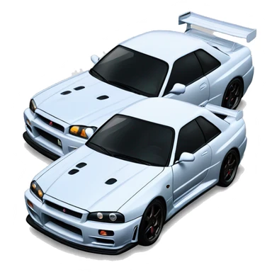 Skyline r34 car  sticker
