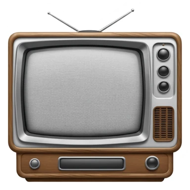 old television sticker